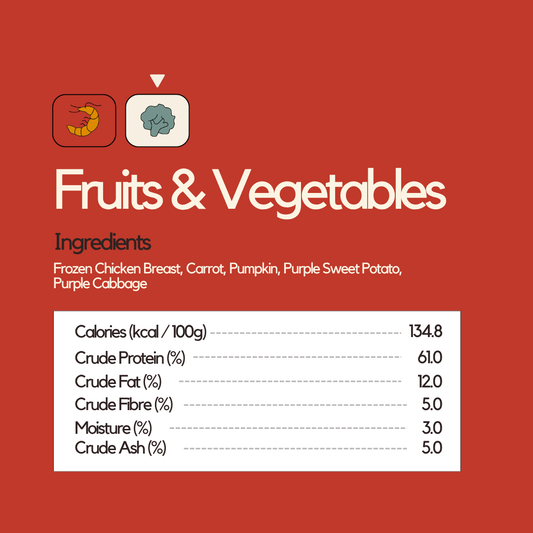 Topper Duo Chicken, Fruit & Krill Floss 80g