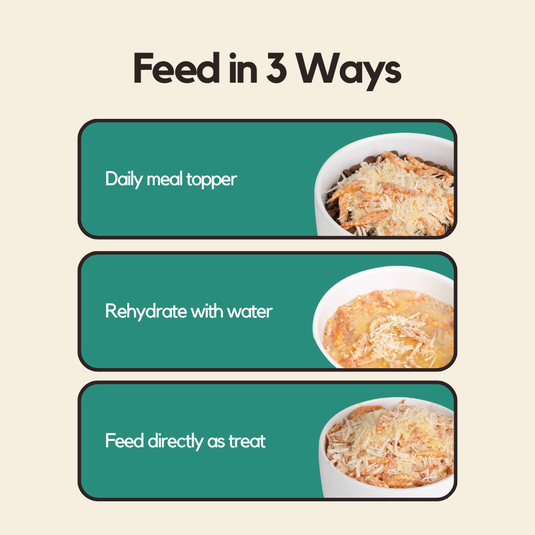 Topper Duo Chicken, Fruit & Krill Floss 80g