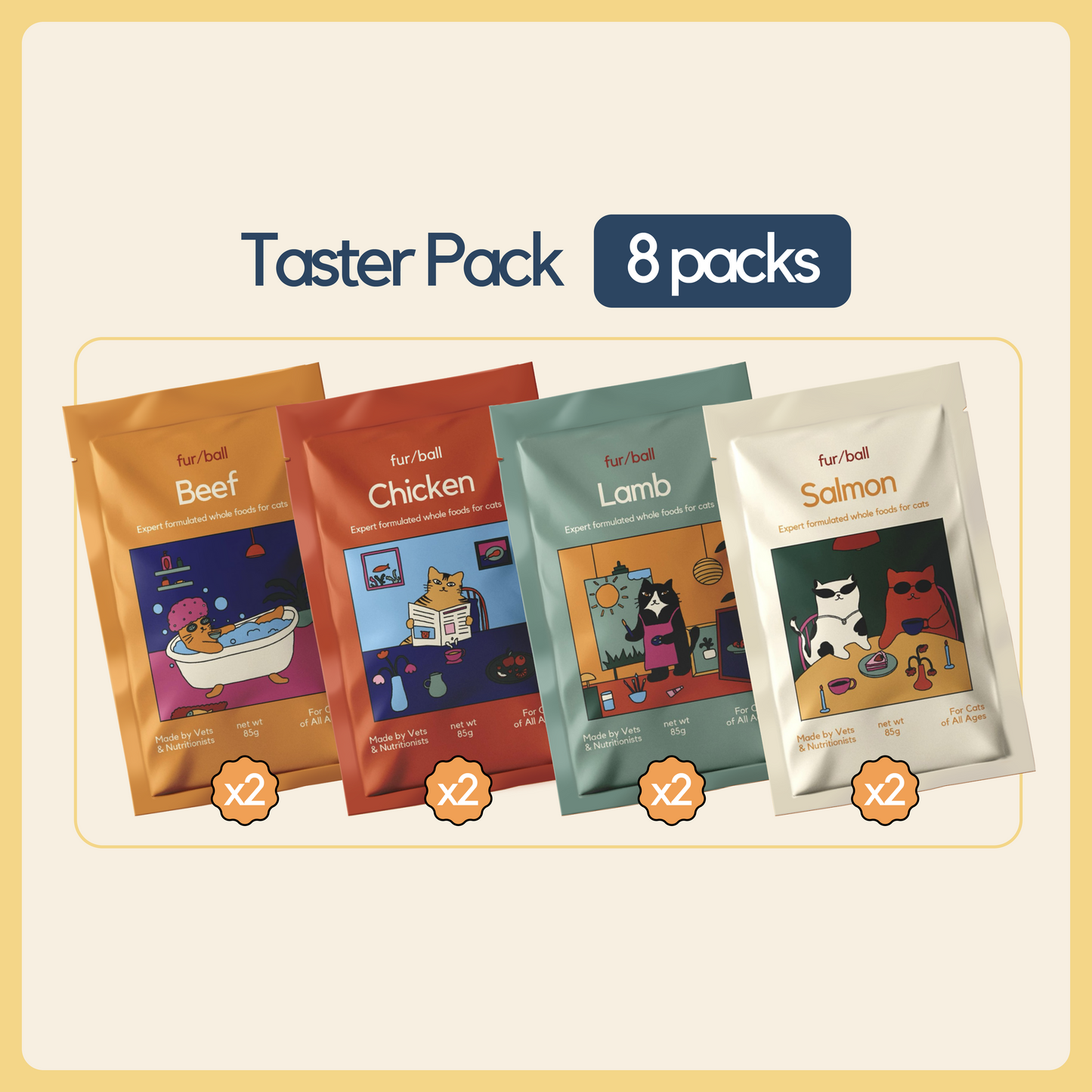 Taster Pack (8 packs)